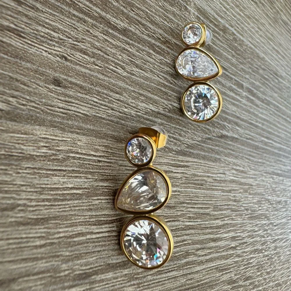 Statement drop earrings A1163